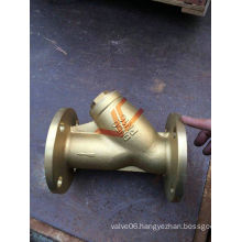 B62 Brass Y-Type Flange Strainer